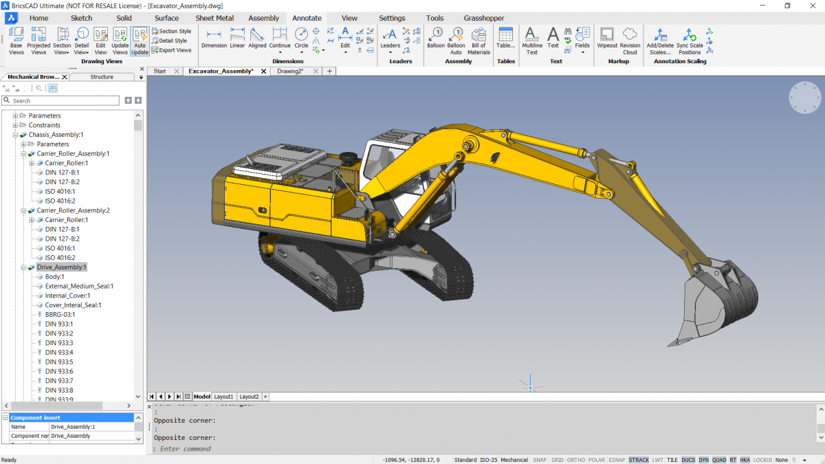 Moving from Autodesk® Inventor to BricsCAD® Mechanical- workspace-1200x675