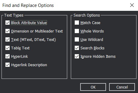 Find & Replace - Tuesday Tips -options