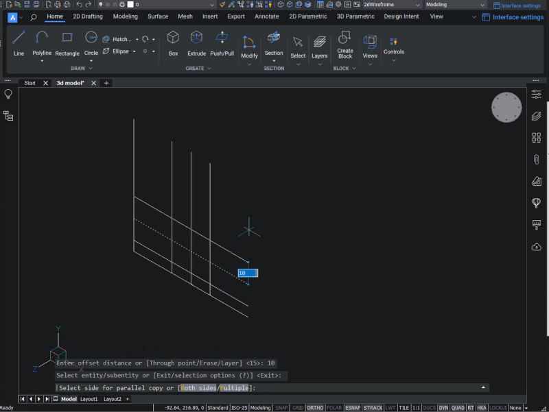 BricsCAD pentru 3D