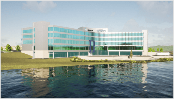 Twinmotion render Hexagon PPM building