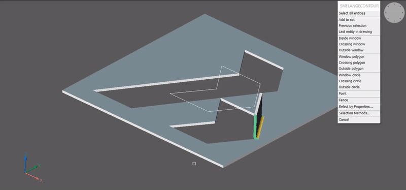 Sheet Metal - New for BricsCAD Mechanical V20- smflangecontor 2