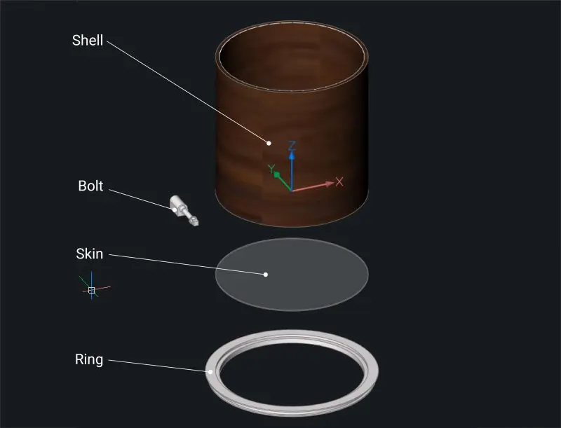 Make a Drum Kit With Parametric Modeling- assembly 2-01-800x611