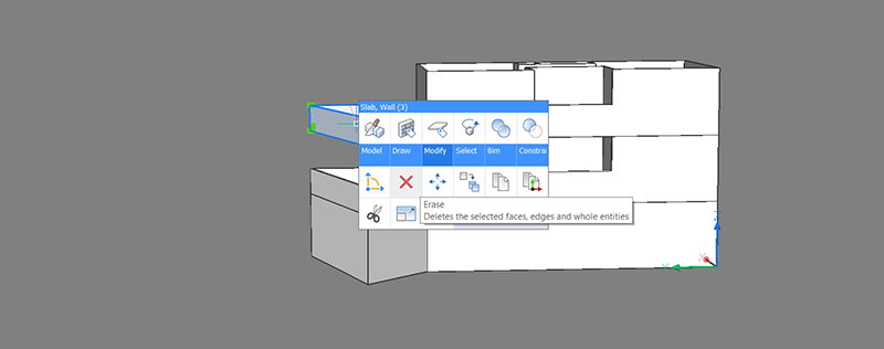 2D, 3D, BIM - 8 The House P1 - Walls and Floors- 17 erase