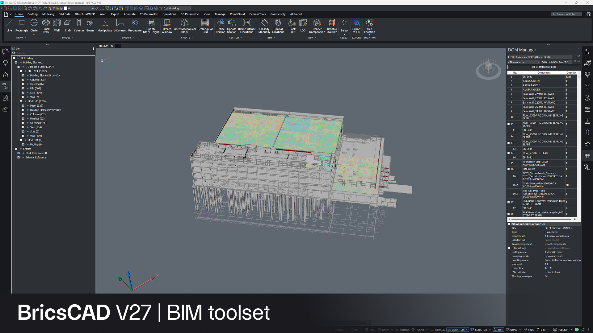BricsCAD BIM toolset Hero Image