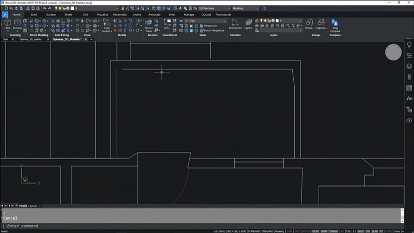 Mejorar la precisión del dibujo en BricsCAD con Optimize Mejorar la precisión del dibujo en BricsCAD con Optimize