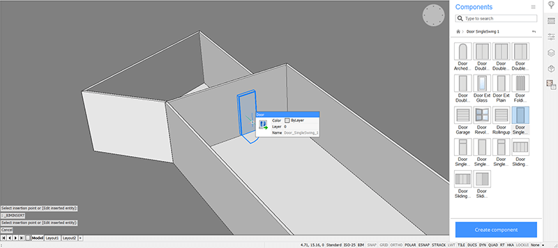 2D, 3D, BIM - 10 The House P3 - Windows and Doors- 17 biminsert