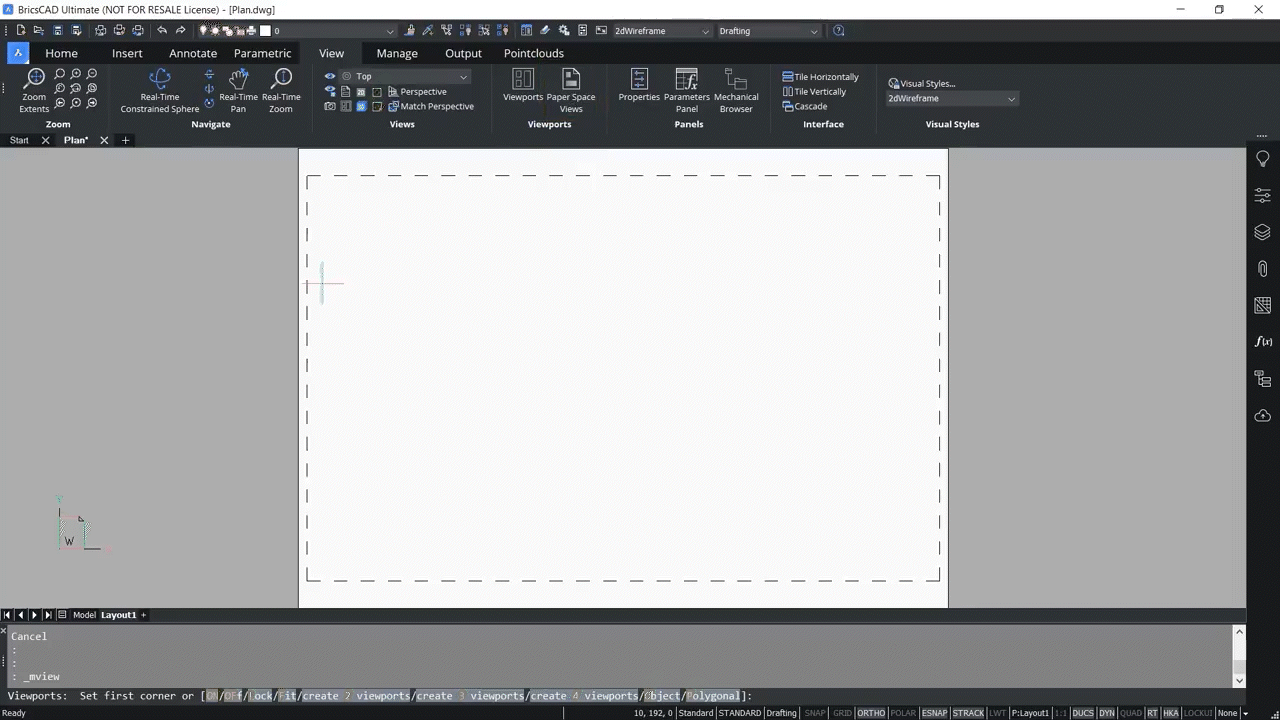 Printing 2D drawings and 3D models in BricsCAD 5.23-5.27