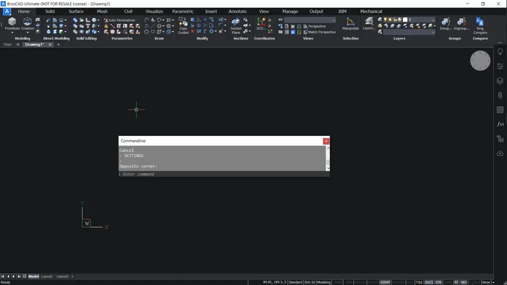 The BricsCAD Command Line - Tuesday Tips- dock