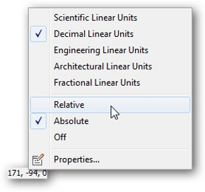 55 Tips for BricsCAD Users - Customizing BricsCAD<sup>®</sup> -relative coordinates