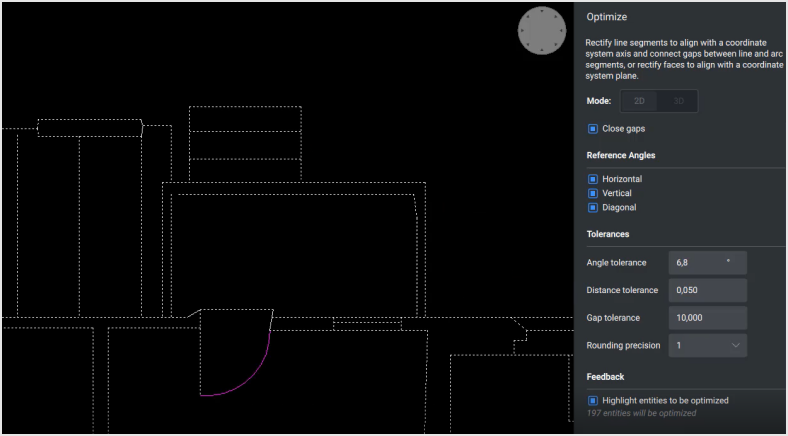 Optimize drawing quality