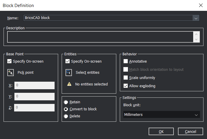 What is a CAD Block - Blocks in BricsCAD<sup>®</sup> - P1- block-command