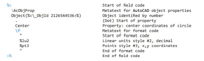 Coding with Field Text - code 3