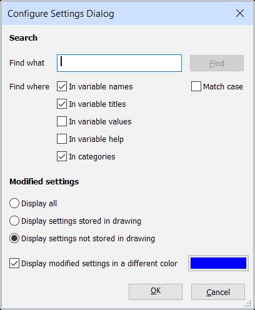 Adjusting BricsCAD’s Settings - Customizing BricsCAD<sup>®</sup> -variable values
