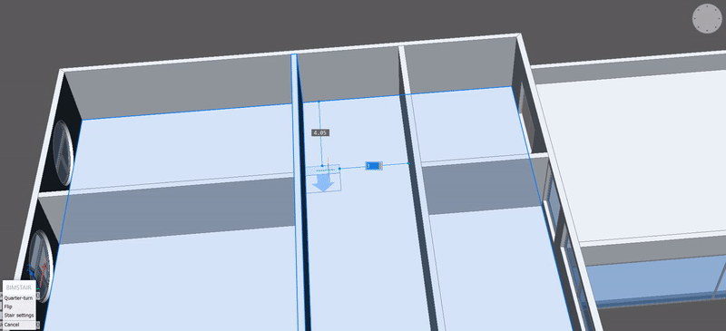 BIM Stair Tool - New for BricsCAD BIM V20- u shape stairs