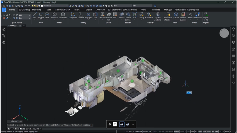 3D laser-scanning: Intelligent tools to create point-cloud data deliverables - Part 2: Scan-to-Plan