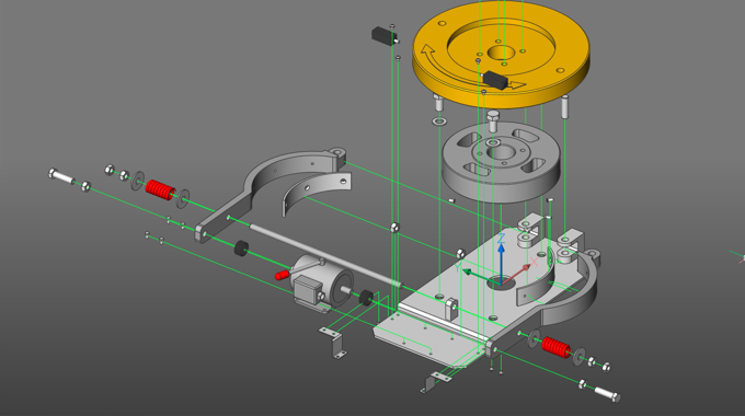 Vista posterior de la línea de despiece