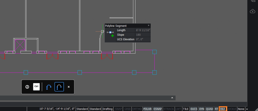 24 Tips for Moving from AutoCAD<sup>®</sup> to BricsCAD<sup>®</sup>- hotkey assistant-1024x441