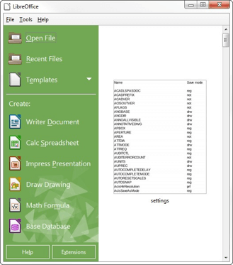 Adjusting BricsCAD’s Settings - Customizing BricsCAD<sup>®</sup> -libre office