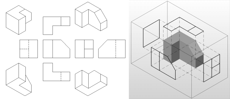 Tuesday Tips - Orthographic Drawing from a 3D Model in 20 Seconds- america angle