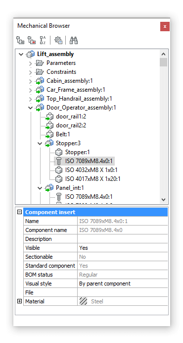 Introducing BricsCAD<sup>®</sup> Mechanical - Mechanical Browser- MechanicalBrowser
