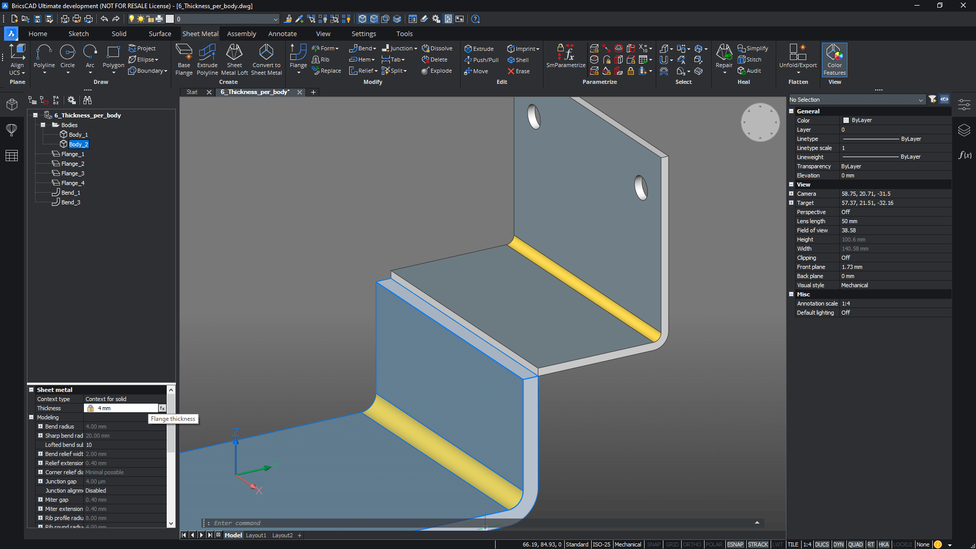 What Happened at the Bricsys<sup>®</sup> Digital Summit 2020- Sheet-metal-properties-per-body