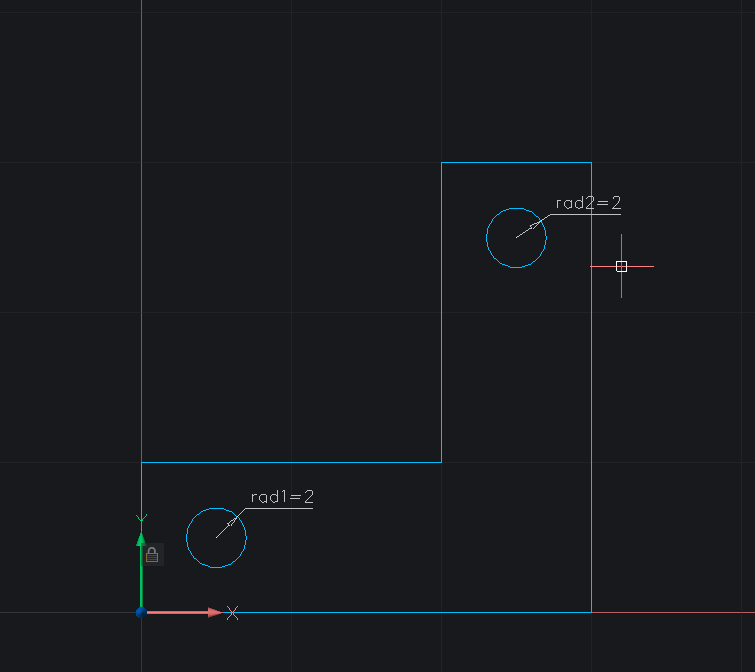 Use 2D Constraints and Parameters to Create a Bracket- 4 radius