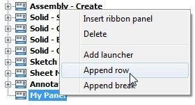 Customize the Ribbon Tabs and Panels -37