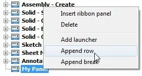 Customize the Ribbon Tabs and Panels -37