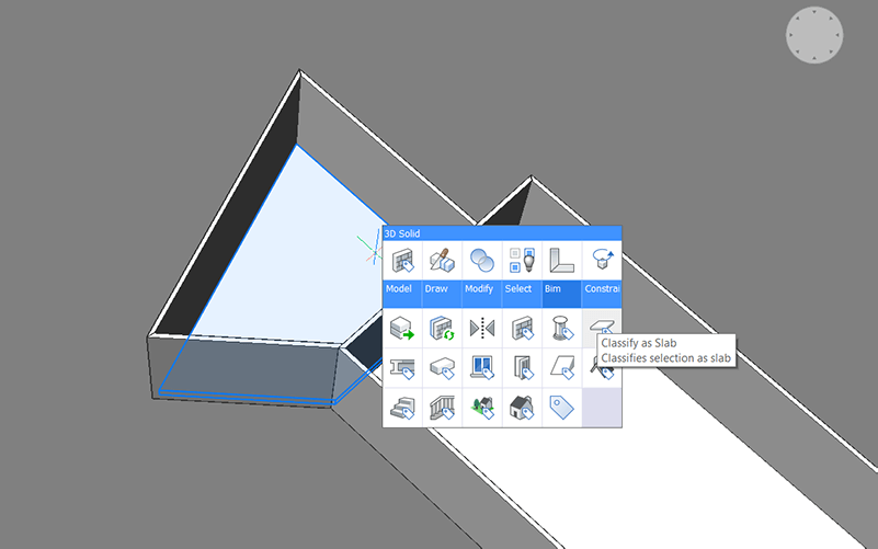 2D, 3D, BIM - 8 The House P1 - Walls and Floors- 7 bimclassify slab 2