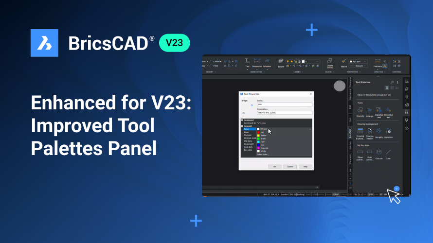 bricsCAD V23_ Improved Tool Palettes Panel.png