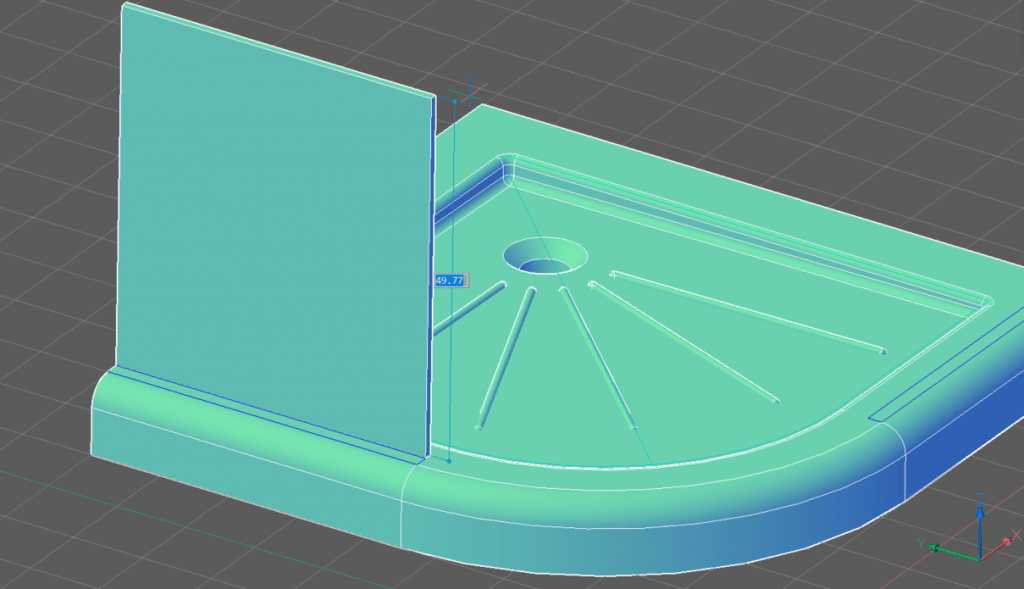 2D, 3D, BIM - 5 The Bathroom Part 1 - The Shower- shower 8-1024x589