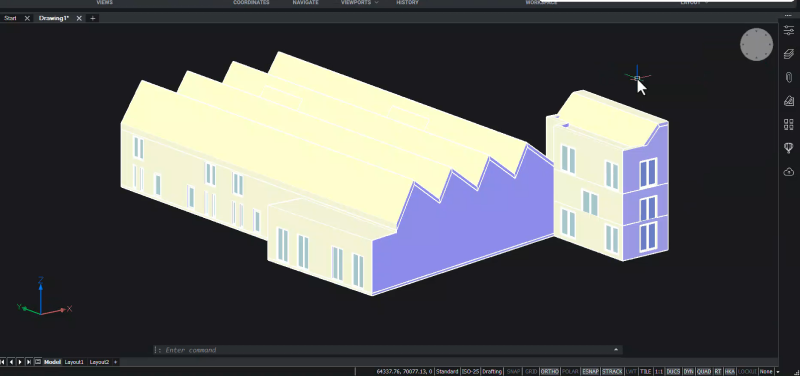 Conceptual BricsCAD Visual Style