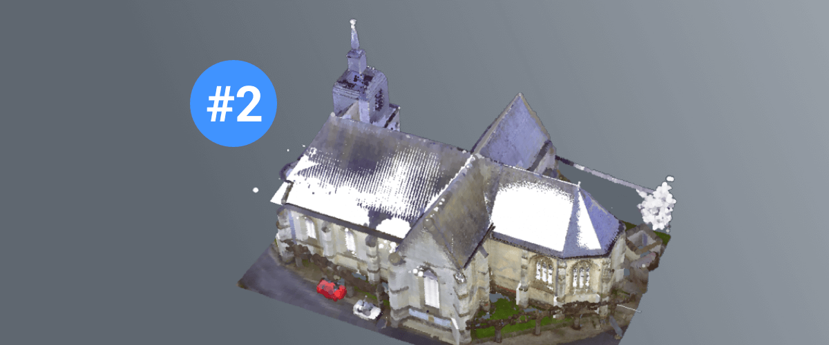 Point Cloud to a BIM Model - Modeling a Church - 2 Windows and Towers Point Cloud to a BIM Model - Modeling a Church - 2 Windows and Towers