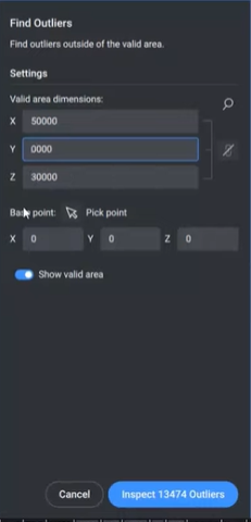 Find Outliers in BricsCAD Pro 