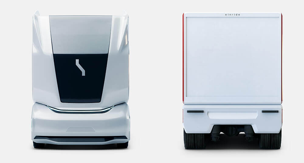 Is this what the freight drivers of the future will look like- front back