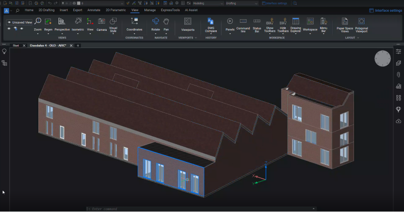 BricsCAD 表示スタイルのモデリング