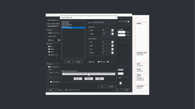 Consistent control of custom paper sizes for Print & Publish output Consistent control of custom paper sizes for Print & Publish output