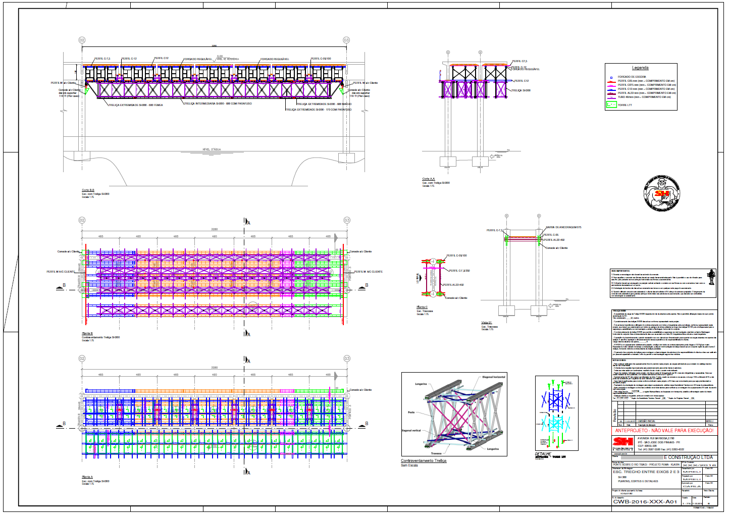 SH Formas - 2D plan and 3D modeling scaffolding plan