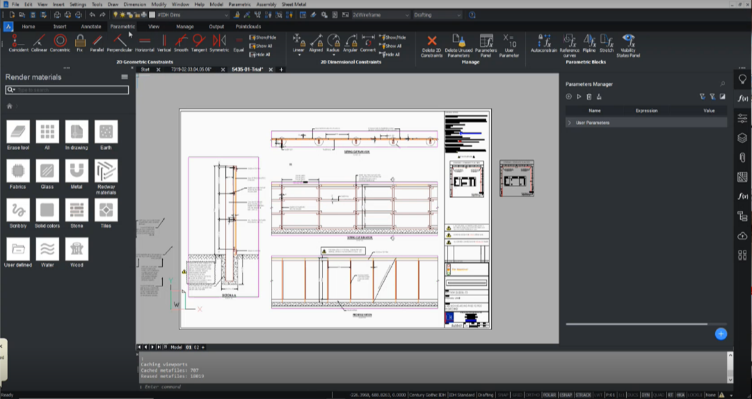 BricsCAD's Parametric Panel Manager increases 2D CAD productivity
