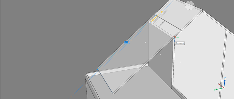 2D, 3D, BIM - 9 The House P2 - The Roof- 15 pushpull