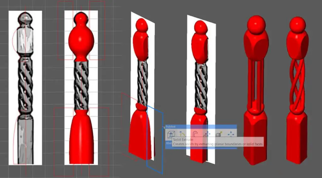 2D, 3D, BIM - 4 More Advanced Modeling- newel-1024x569