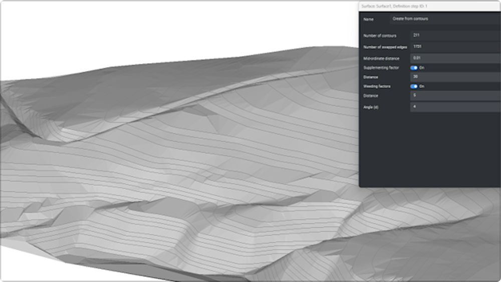 Create TIN Surfaces from Contour Data 