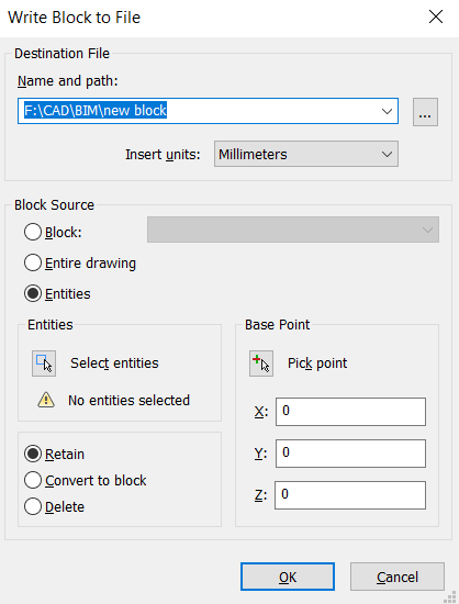 How To Create Your Own Blocks – Blocks in BricsCAD<sup>®</sup> – P5- wblock