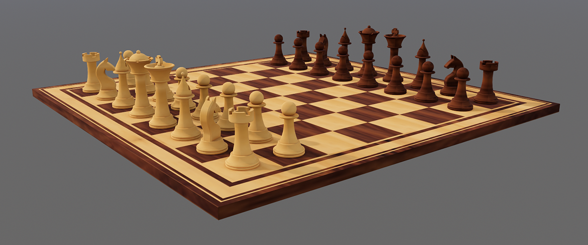 How to Model a Chess Set - Easy Builds