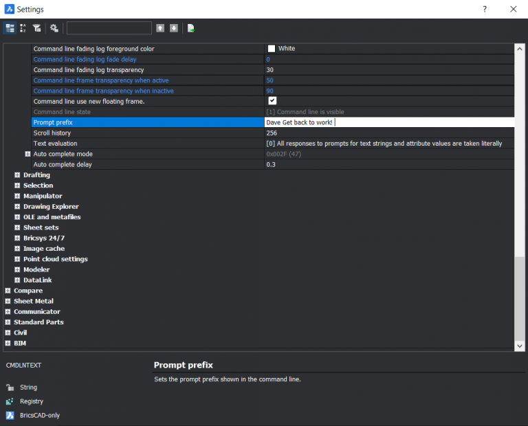 The BricsCAD Command Line - Tuesday Tips- change-instruction-768x620