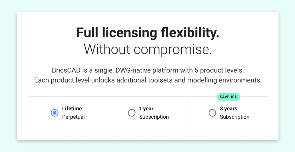 Getting started with BricsCAD: Trial and licensing options