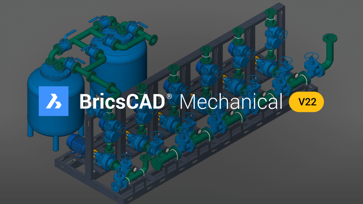BricsCAD Mechanical V22 Promo image