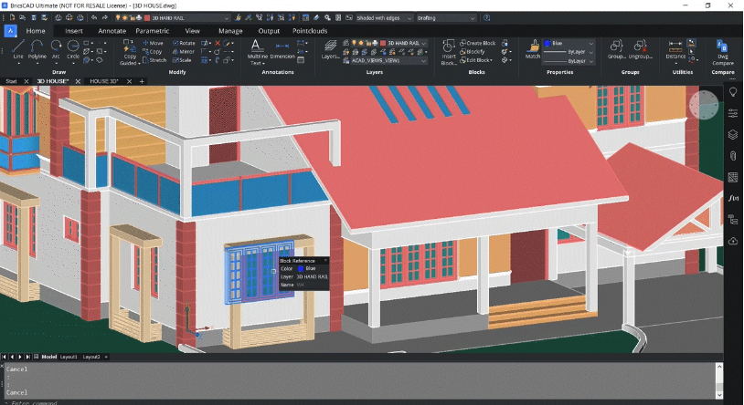 EXTRACTBLOCKS Command in BricsCAD banner