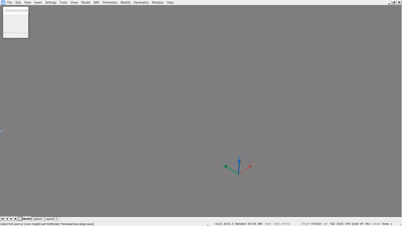 2D, 3D, BIM - 8 The House P1 - Walls and Floors- 1 quickdraw