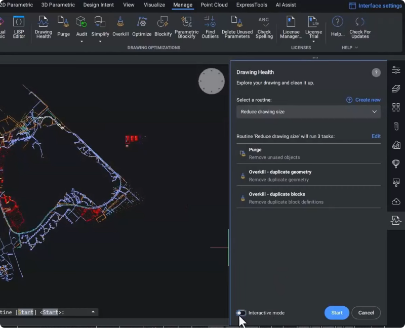 Interactive mode OFF